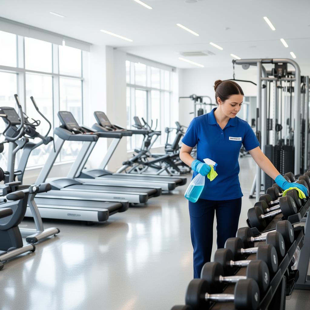 Fitnessstudio-Reinigung
